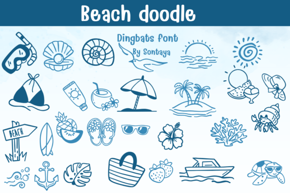 Beach Doodle: A Playful Font for Creative Projects