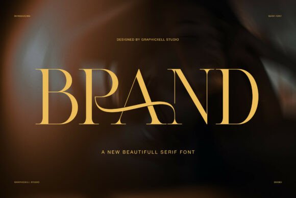 Brand: A Premium Serif for Bold Visual Statements