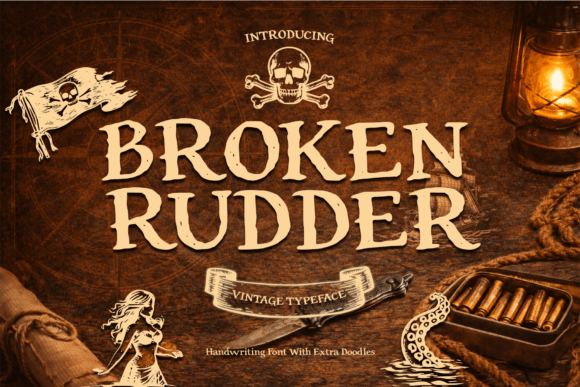 Broken Rudder: A Typeface Forged in Salt and Story