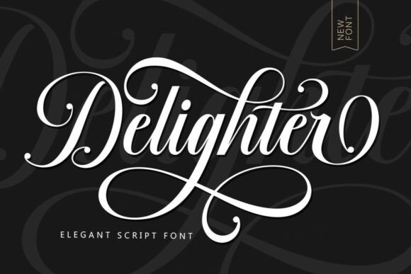 Delighter: An Elegant Script for Modern Design