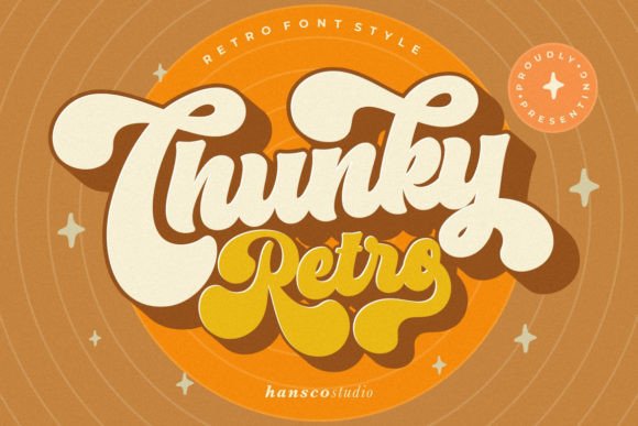 Give Your Designs a Friendly, Retro Feel with Chunky Retro