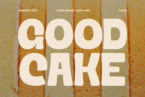 Good Cake: A Sweet Font for Bakery & Food Brands
