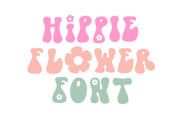 Hippie Flower: A Blooming Retro Font for Modern Designers