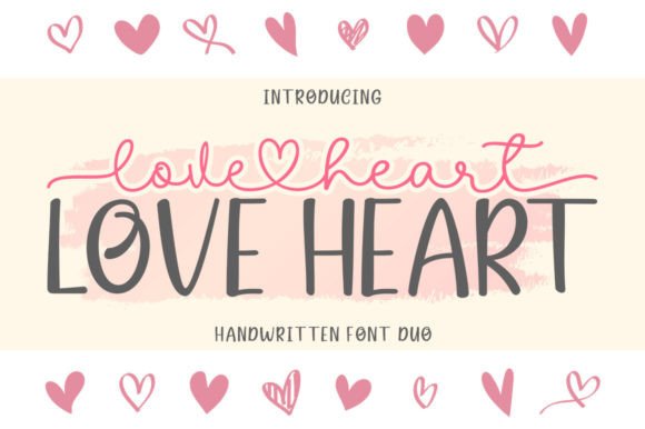 Love Heart Duo: The Perfect Font Pairing for Modern Design