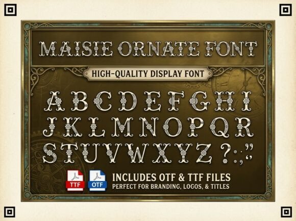 Maisie: A Typeface of Industrial Elegance
