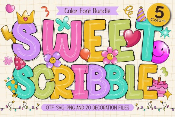 Sweet Scribble: A Font That Brings Instant Joy to Your Designs