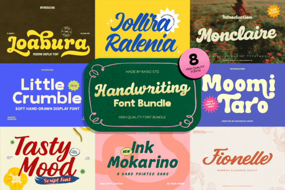 The Handwriting Bundle: A Creative Font Collection with Soul
