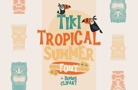 Tiki Tropical Summer: Reviving Mid-Century Retro Charm