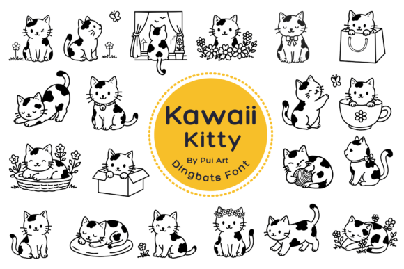 Unleashing Charm with Kawaii Kitty Doodle