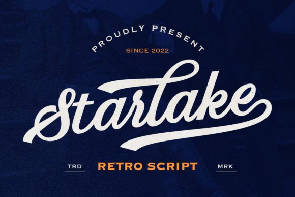 Unlocking Vintage Charm with Starlake - Retro Script