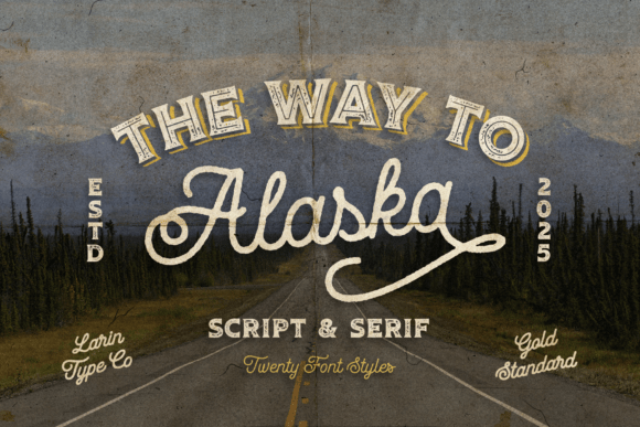 Way to Alaska: A Vintage Font for Timeless Branding